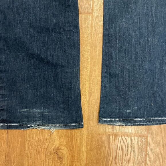 Ariat REAL Womens Whipstitch Mid Rise Boot Cut OCEAN Blue Jeans 10014022 34R - Picture 9 of 10